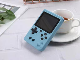 Портативна ігрова приставка gamemaster 500 in 1, консоль, 8 bit blue