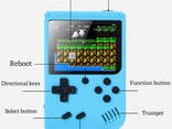 Портативна ігрова приставка gamemaster 500 in 1, консоль, 8 bit blue - фото 2