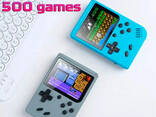 Портативна ігрова приставка gamemaster 500 in 1, консоль, 8 bit blue - фото 3