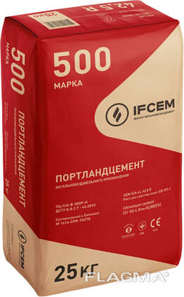 Портландцемент ПЦ ІІ/А-В-500Р (25 кг)