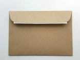 Поштовий дизайнерський конверт С6, крафт, 114х162 мм, 80 гр/кв. м