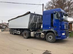 Послуги перевезення власними самосвалами по Україні