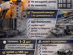 Послуга порошкового фарбування