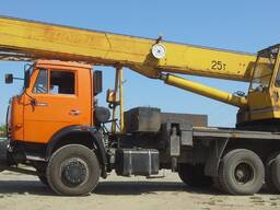 Послуги автокрана 25 тонн Вишгород, кран 25т оренда.