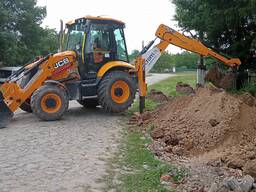 Послуги екскаватора JCB 3CX Послуги спецтехніки Водопровід