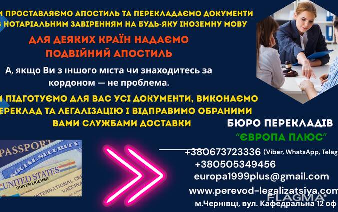 Послуги перекладу документів