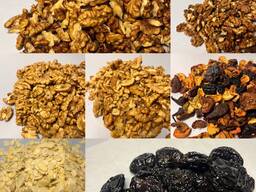 Поставка всіх видів горіхів та сухофруктів