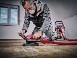 Потужна акумуляторна шліфмашина для стін безщіткова Einhell TP-DWS 18/225 Li BL Solo :...