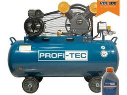 Потужний масляний Profi-TEC OC-100V2 (100 л, 2.2 кВт, 415 л/хв) 007820