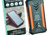 Повербанк на солнечной батарее Power Bank -20000 mAh Фонарь LED , солнечные панели 1. .. - фото 3