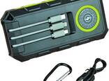 Повербанк на солнечной батарее Power Bank 30000 mAh Фонарь LED солнечная панель (Шнуры. .. - фото 1