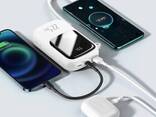 Повербанк с быстрой зарядкой на 20000mAh Baseus Qpow с встроенным кабелем Type-C (22,5. ..