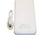Power Bank 10000 mAh с фонариком type-c Белый - фото 1