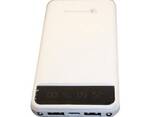 Power Bank 10000 mAh с фонариком type-c Белый - фото 2