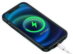 Power Bank, чехол 2 в 1 Usams US-CD157 для iPhone 12 3500mAh, черный