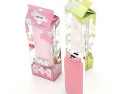 Powerbank (Polymer Battery) Remax Milk Couple RPP-28, 2xUSB, 5V, 1A, 11000mAh, Pink. ..