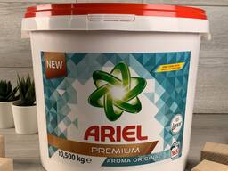 "Пральний порошок ARIEL Premium Універсальний, 10,500KG. 165 праннів. "