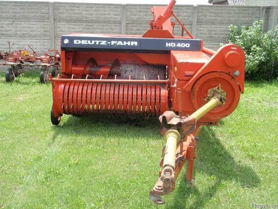 Пресс подборщик тюковый бу Deutz Fahr HD 400