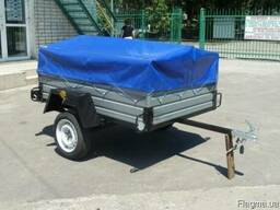 Тент ПВХ на легковой прицеп лев18 ткань