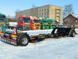 Прицеп низкорамная платформа TAD Trailer 18-2