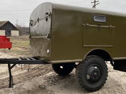 Причеп одноосний грузовой армейский фургон