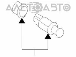 Прикуриватель в передней панели Mazda3 03-08 BP4K6625