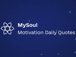 Мобильное приложение - ежедневные цитаты MySoul Motivation