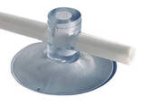 Присоска для флажков силиконовые универсальные диаметр 30 мм с отверстием 5 мм присоски. ..