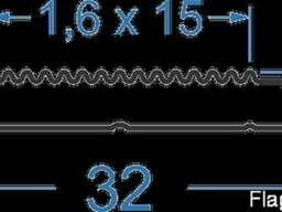 Прижимная планка для вентилируемыx фасадов 32x4,8	SY 60418 А