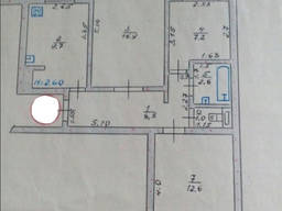 Продам 3 к/квартиру на 1 этаже 9 этажного дома в г. Скадовске, р-н Кристалла. 21000 у. е.
