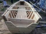 Продам изготовлю деревянную лодку, промышленный баркас