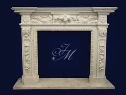 Продам камин из белого мрамора