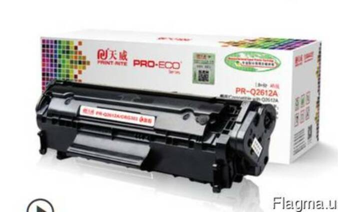 Продам лазерный картридж Print-Rite Q2612A, на 2000шт. стр.