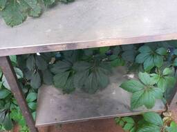 Продам столик з нержавiючоi сталi б/у