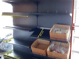 Продам торговые стеллажи в отличном состоянии (использовались как витрина, практически нов