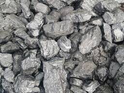 Продам уголь ДГ 0-100), ДГ(13-100) зола 15-30%.