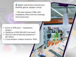 Продаж готового онлайн-магазину з офлайн точкою