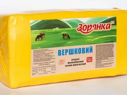 Продукт молоковмісний сирний напівтвердий «Вершковий» 50%, ТМ Зорянка