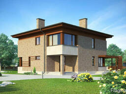 Проект двухэтажного дома Ц357