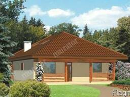 Проект коттеджа Ц77