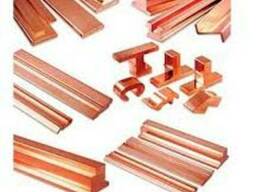 Профиль медный фасонный ПФЭ-5Т (контактор 10,0 х 36 х 41)