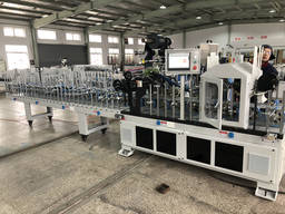 Профильно окутывающий станок . ПВХ пленка. Шпон. Бумага.