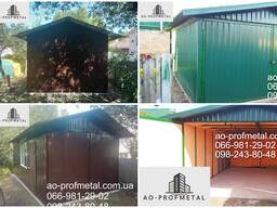 Профнастил для гаража с завода, Металлопрофиль на гараж.