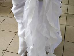 Прокат чехлов на стулья, накидки на стулья , прокат скатертей