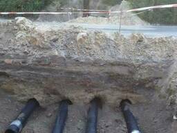 Проколы под дорогой, земляные работы