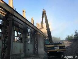 Промышленный демонтаж, разрушение бетонных и железобетонных конструкций