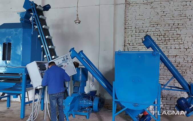 Промисловий комплекс з виробництва гранульованих комбікормів