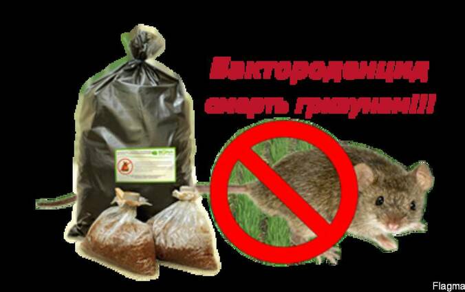 Против мышей родентицид Бактороденцид (Бактеронцид) Дератез