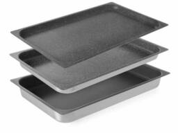 Противень алюминиевый GN1/1 (H)20 мм - с антипригарным покрытием