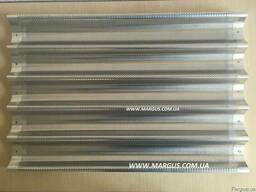 Лист пекарський для багетів Pan System Italy 600х400Х50